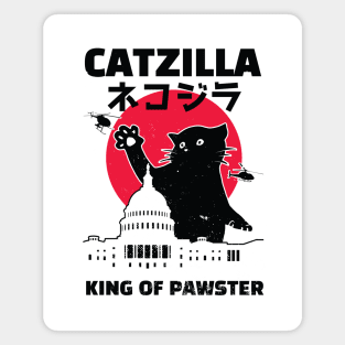 Catzilla Funny Cat Magnet